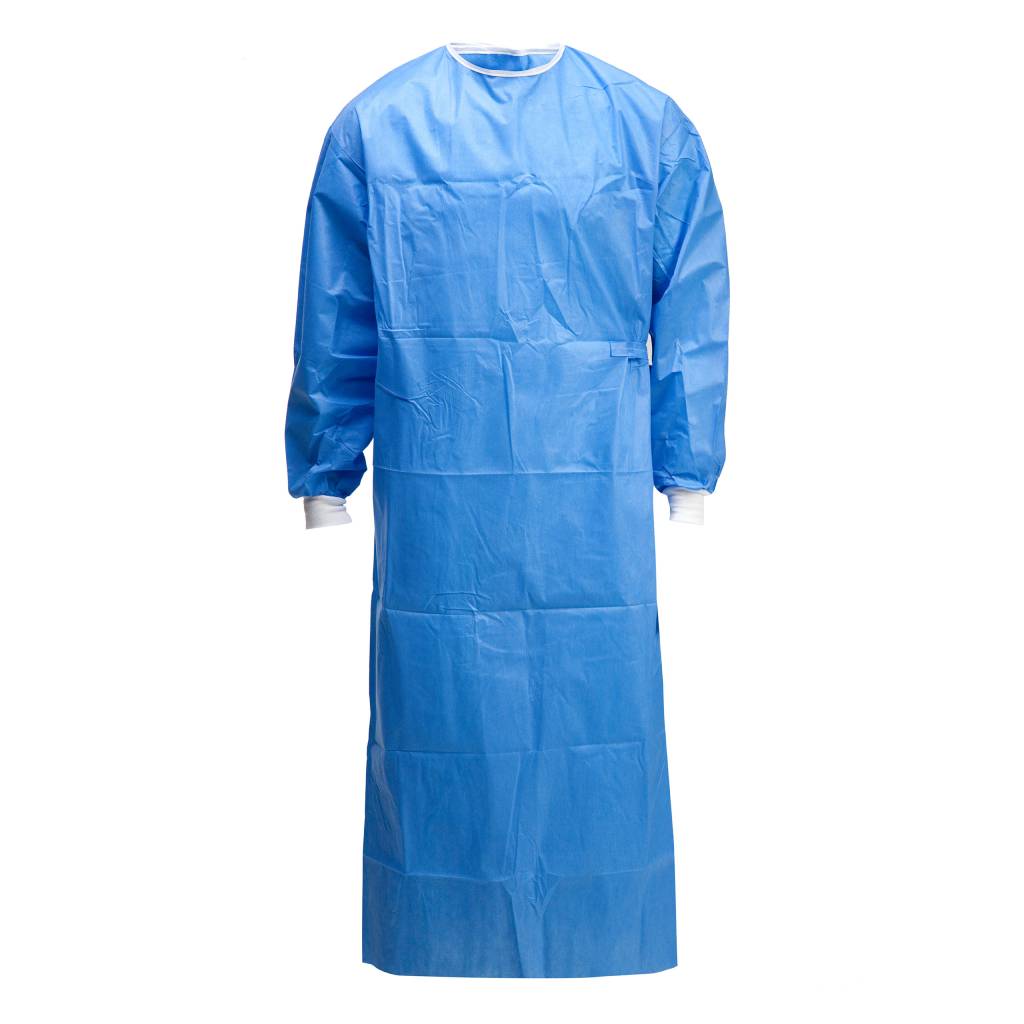 tek kullanımlık cerrahi Önlük (standart sms/ss dokuma mavi)