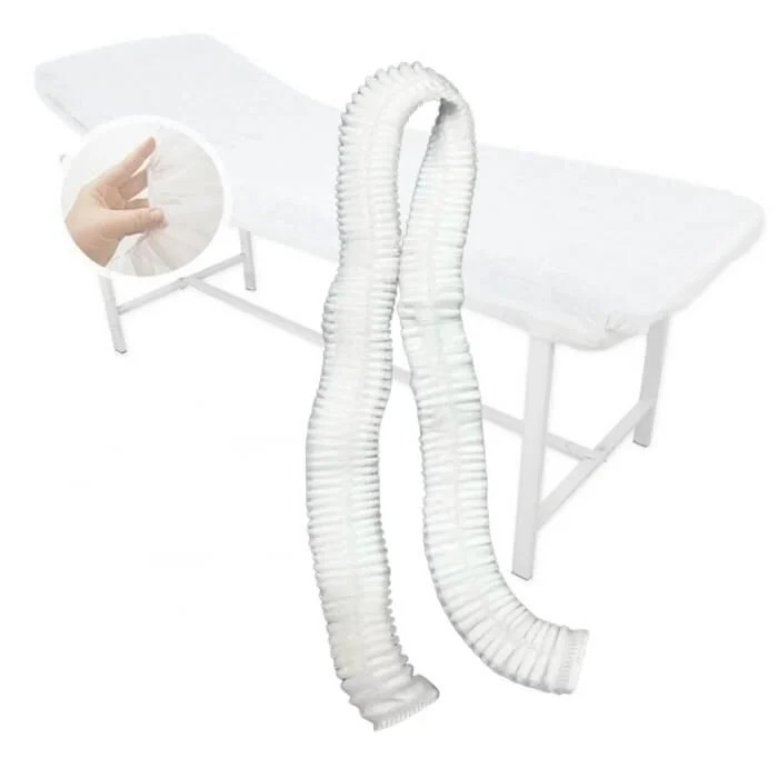 tek kullanımlık tela sedye Örtüsü (akordiyon katlama / paket beyaz)